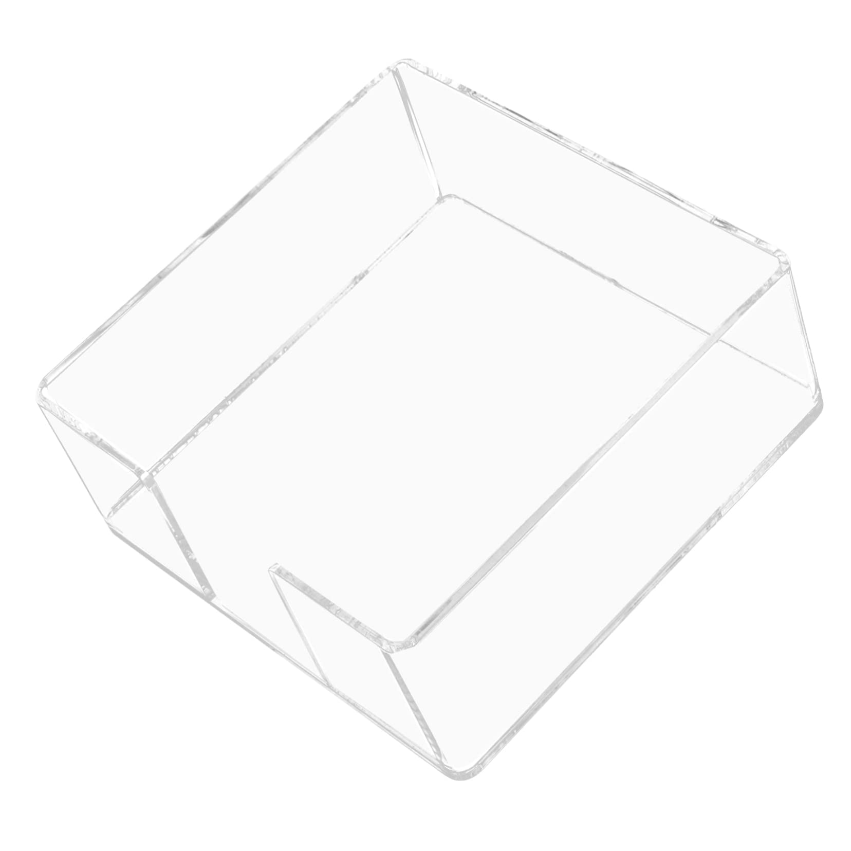 MAGICLULU 3pièces Boîte à Mouchoirs Acrylique Transparent Support De Rangement pour Serviettes Accessoire De Table Moderne pour Cuisine Restaurant Et Événements