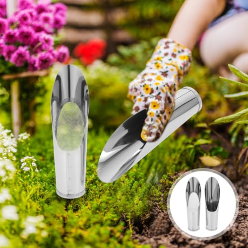 Set de 2 cucharones para tierra de acero inoxidable miniatura 2