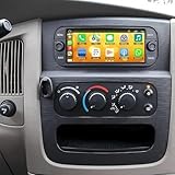 [4G+64G] Car Radio for Dodge RAM(2002-2006), Jeep Wrangler (2003-2006),Jeep Grand Cherokee (1999-2004), Chrysler 300(2002-2004), Support Wireless Carplay&Android Auto, 6.8 inch IPS Touchscreen