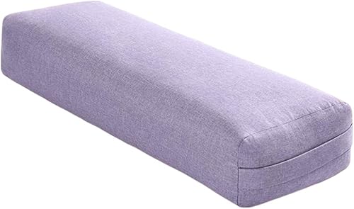 Miniatura 6 de Generic Cojín de apoyo prémium para yoga para mayor comodidad, almohada de meditación rectangular larga con asa de transporte