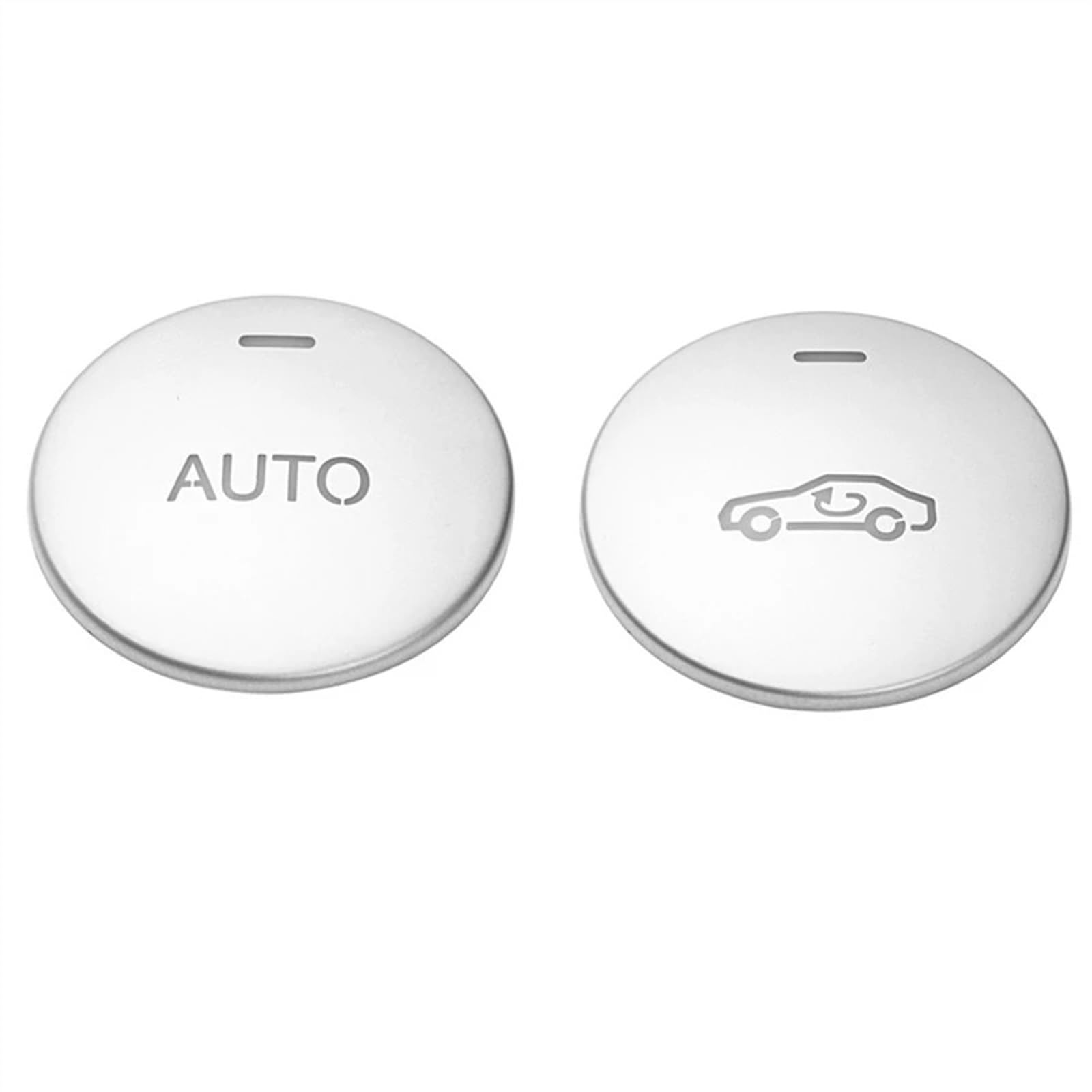 Car Switch Cover Compatible with Benz for C E CLS GLK Class W204 W212 Car Interior Air Conditioning AUTO Button Cover Decorative Stickers