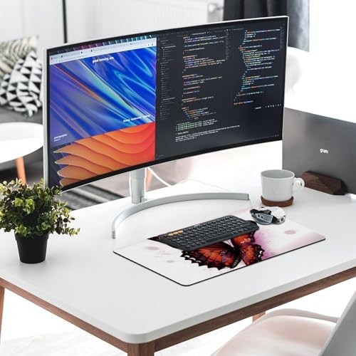 Mouse Pad RLDOBOFE de Caucho Blanco 60x30 cm miniatura 6