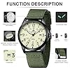 LN LENQIN Mens Watches Military Watch Analog Quartz Watches for Men Waterproof Men's Wrist Watch with Date Nylon Band Army Tactical Sportswatch #3