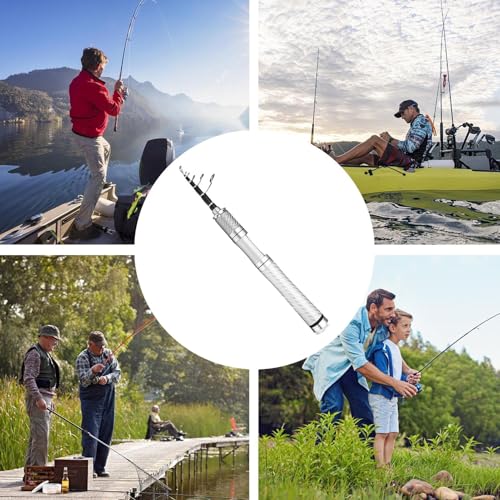 Canne télescopique compacte pour pêcher partout sans encombrement en ruisseau - 4