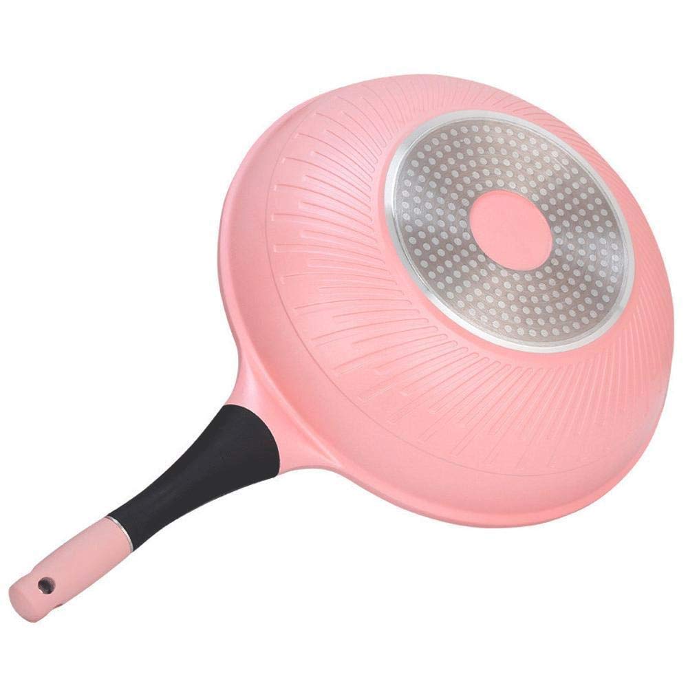 Olla para cocinar, sartén, Wok con Revestimiento cerámico, sartén Antiadherente Que emite Menos Humos, Cocina a Gas, Cocina inducción, Olla Antiadherente
