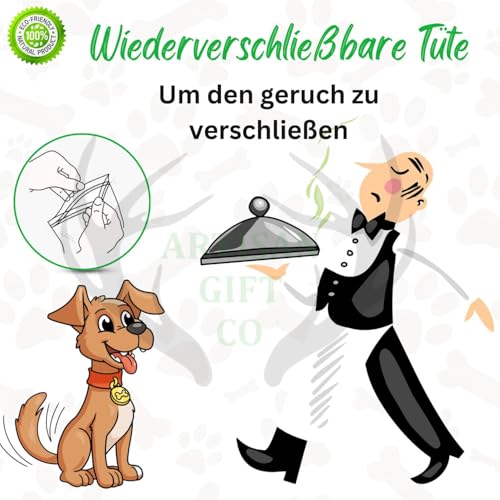 ARTISAN GIFT CO Ochsenziemer für Hunde - 100% Trockenfleisch Hundeleckerlis, geeignet für die Barf-Diät - Bullensticks für Hunde - (30cm) - Sparpaket 5 st.