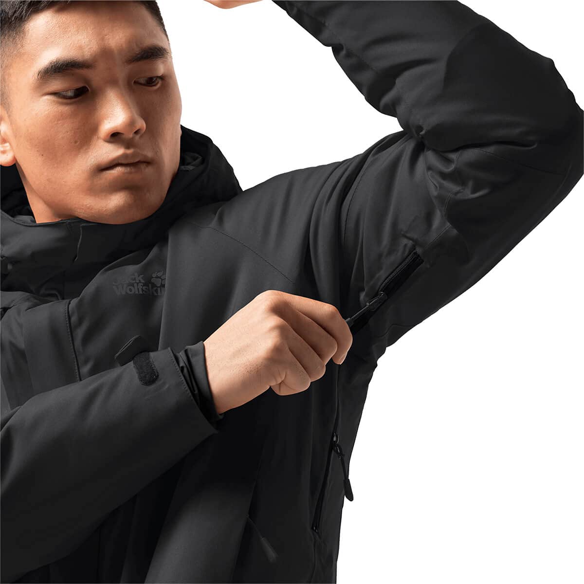 Jack Wolfskin Herren Troposphere Jacket M Wetterschutzjacke, black, XXL