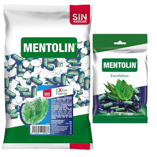 Mentolín caramelos garganta extra fuerte s/a bolsa 1kg y de regalo eucaliptus 150g