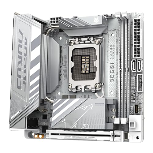 Image of GIGABYTE B860I AORUS PRO ICE Motherboard - Intel Core Ultra Series CPUs, 8+1+2+1 Phases VRM, up to 9200MHz DDR5, 1xPCIe 5.0 + 1xPCIe 4.0 M.2, 2.5GbE LAN, WiFi 7, Thunderbolt 4