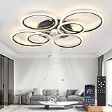 Photo Gallery miir plafoniera con ventilatore,ventilatore da soffitto da 85w,lampadario ventilatore a led dimmerabile da 100cm,lampadario con ventola a 6 velocità con luce,adatto per camera da letto,soggiorno,nero Photo Gallery miir plafoniera con ventilatore,ventilatore da soffitto da 85w,lampadario ventilatore a led dimmerabile da 100cm,lampadario con ventola a 6 velocità con luce,adatto per camera da letto,soggiorno,nero
