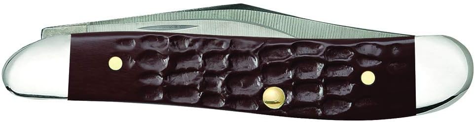 Case WR XX Pocket Knife Brown Synthetic Jigged Peanut Item #046 - (6220 SS) - Length Closed: 2 7/8 Inches