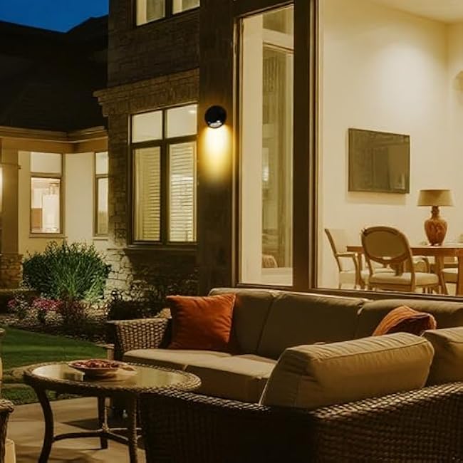 Outdoor Step Lights,High Voltage 120V 110V,3W LED Deck Light Wire,Warm White 3000K,Aluminum Housing,Surface Mount Wall Lights,Indoor Stair Lighting for Landscape,Fence,Well,Pathway,Pack of 4