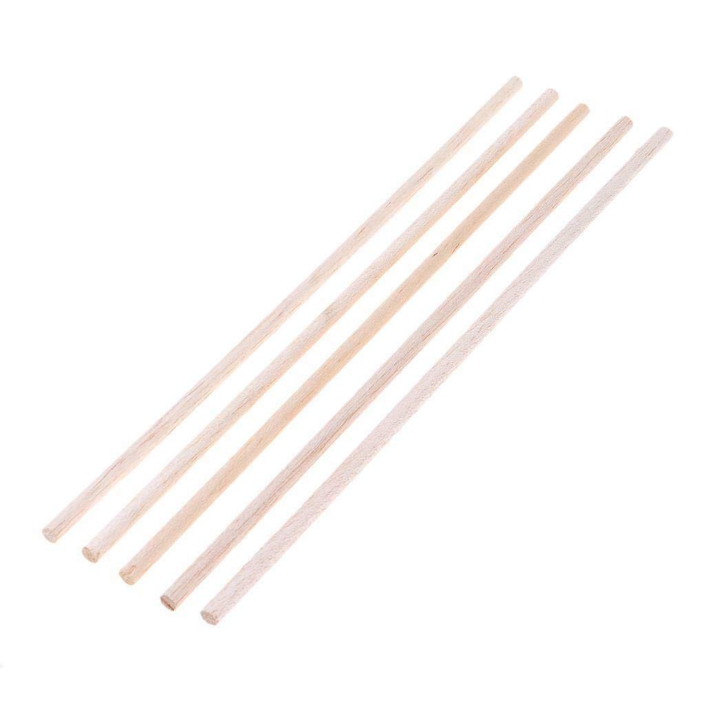 BIG BOOM ® 5pcs 8mm*250mm Craft Bars Tower Hobbies Airplane Boat Model Balsa Wood Stick