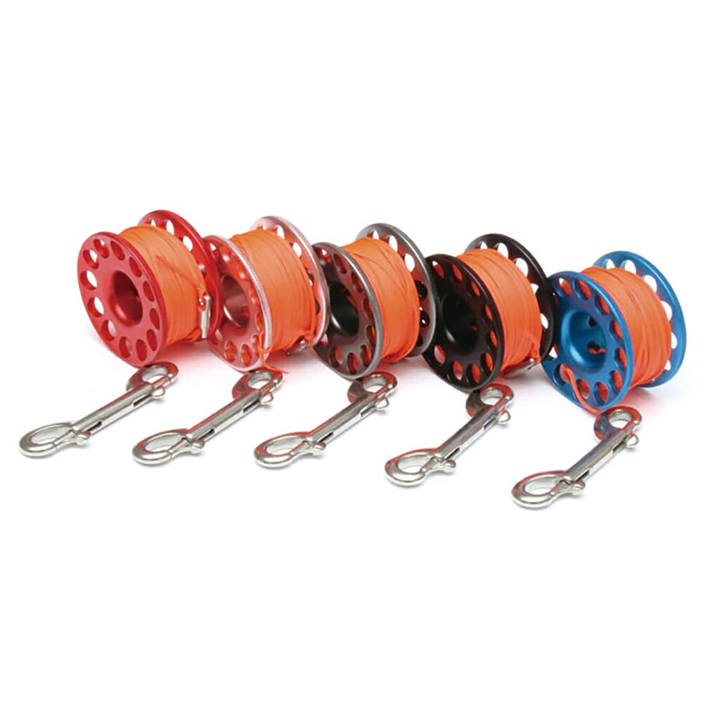 Spool Finger Reel Plongée Reels Safety Saucisse SMB Equipment Crochet à double extrémité