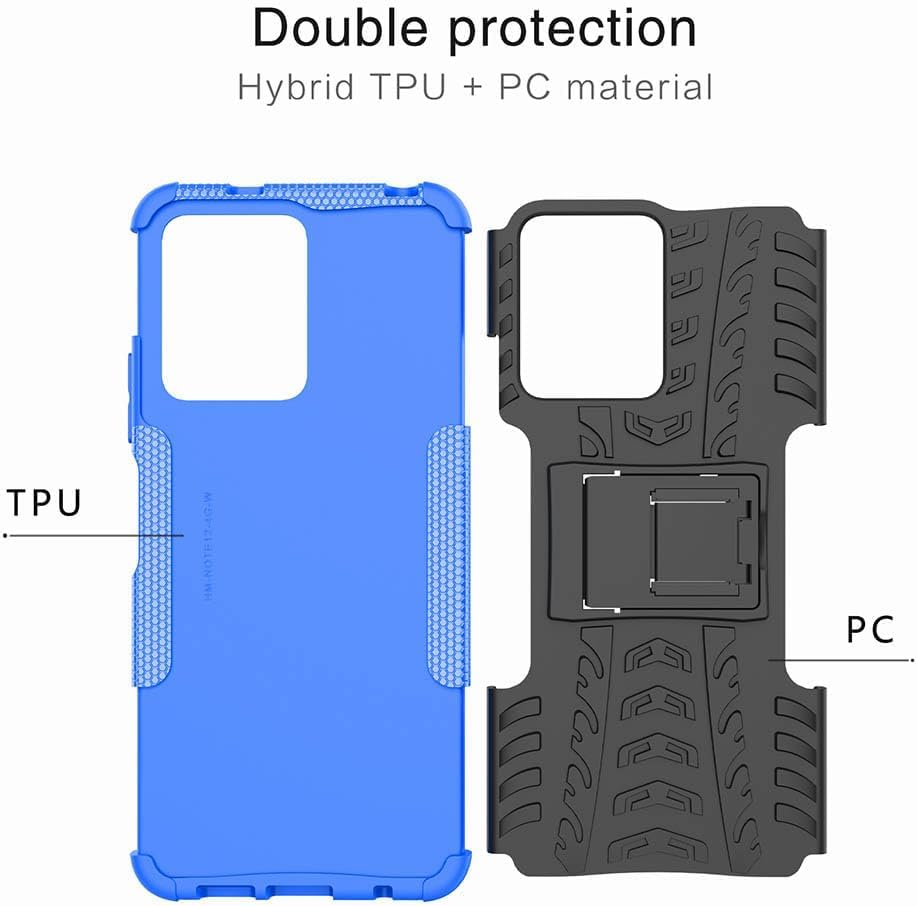 Custodia Per Xiaomi 12 Con Anello Porta – Cover Rigida Anticaduta, Ultrasottile, Resistente, Colore Rosso - 3