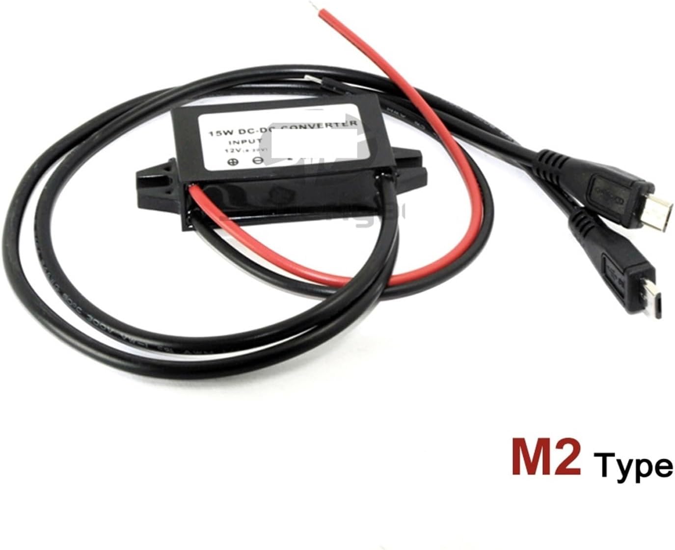 1pcs 12V 24V to 5V 3A 15W Buck Converter Mini Type-C USB Charger Car Step Down Voltage Regulator Waterproof(WG-12S050M2)