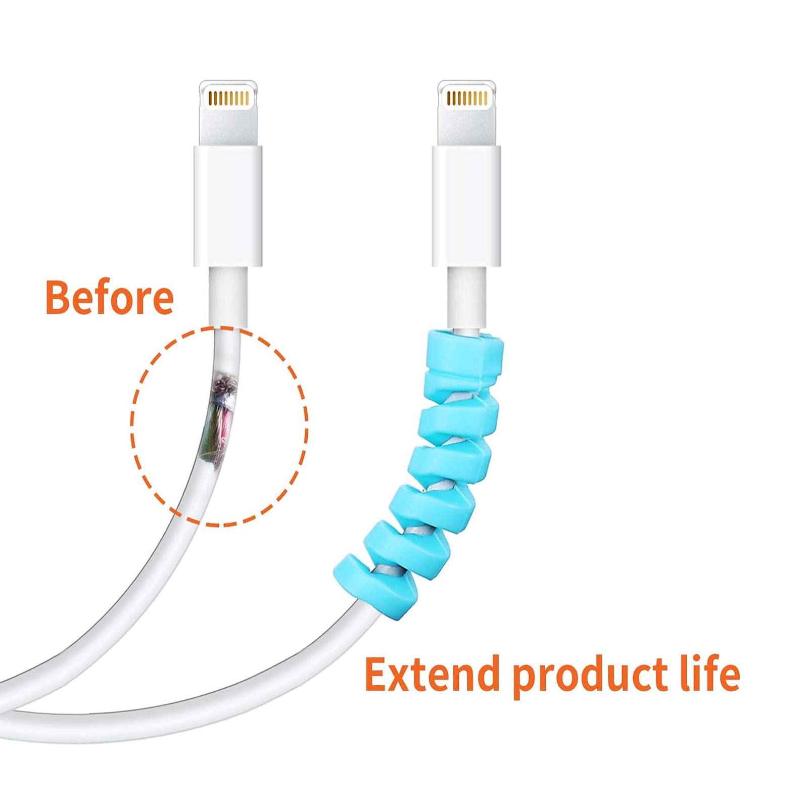 15 Protezioni Per Cavi USB A Forma Di Animale - Salvacavi Carini Per Evitare Morsi E Usura