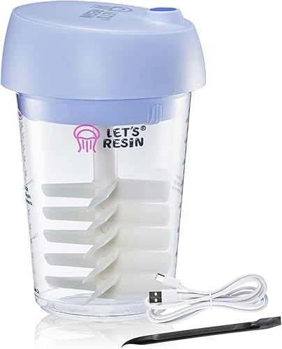 Miniatura 1 de LET'S RESIN Mezclador automático de resina, mezclador epoxi fácil de limpiar, agitador eléctrico para mezcla de 24 onzas líquidas, suministros de