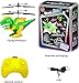 Ynanimery Remote Control Dinosaur Helicopter, Dinosaur Toys for Boys Age 6 7 8 9 Teens Gift, 2 Channel Rc Drone Flying Toy with LED Light for Kids Indoor Play, Easy to Forward, Turn Left/Right