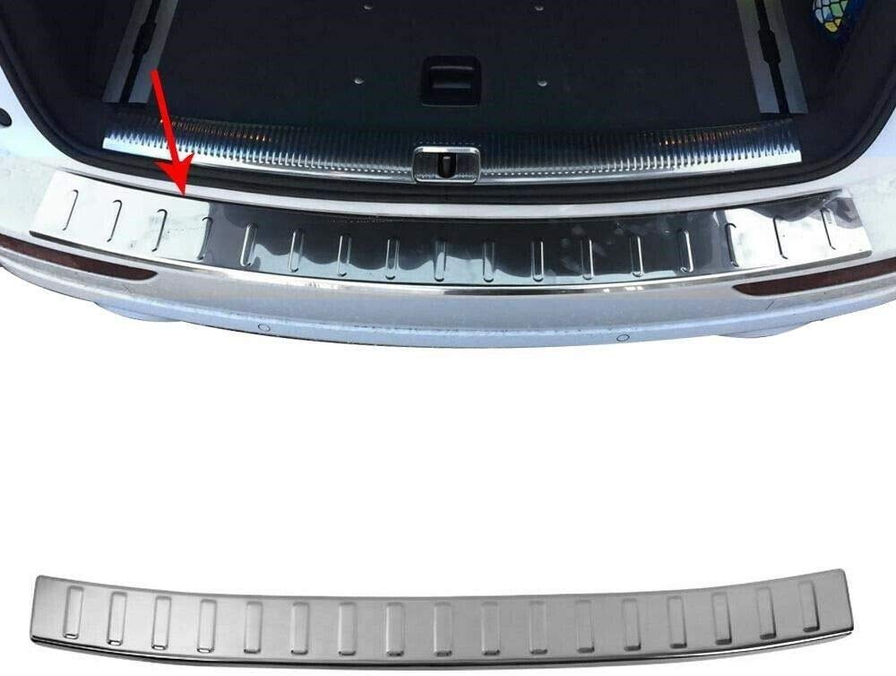 CHROMEMASTER Protection Pare-Chocs Arrière Audi Q5 2008-2016 – Acier Inoxydable Poli Miroir, Bande Seuil De Coffre Anti-Rayures Ultra-Résistante