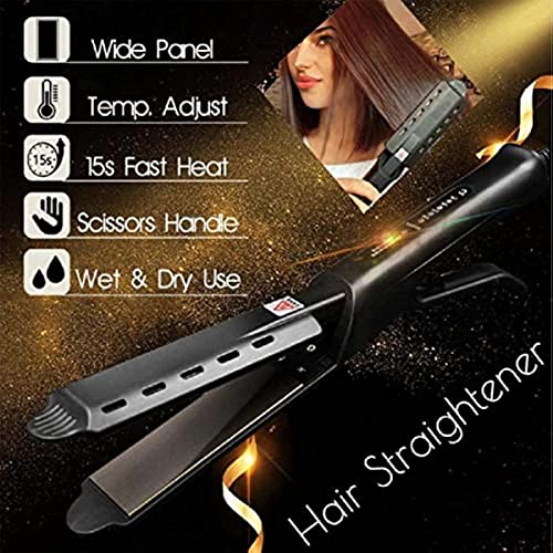 Kobeena Hair Straightener, 2023 Best Kobeena Tourmaline Ionic Flat Iron,Professional Hair Straightener Adjustable Temperature For All Hair Types #TOP3