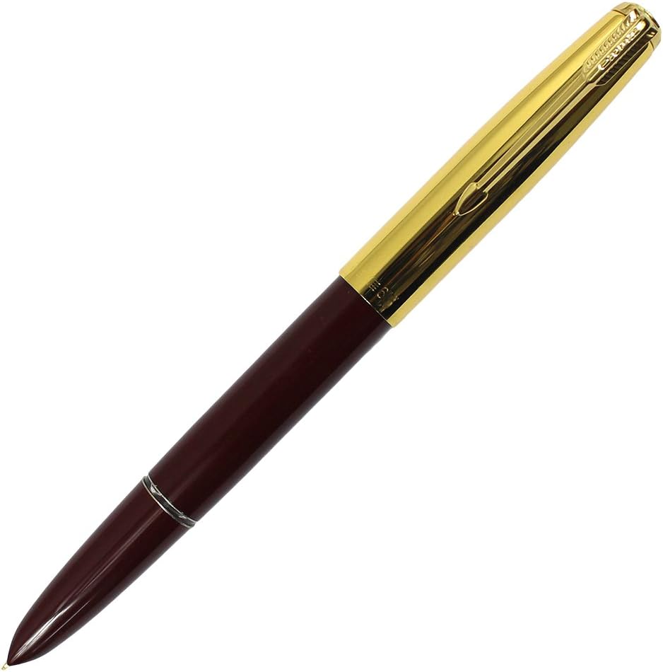 Gullor Extra Light Fountain Pen Golden Cap - Red image 2