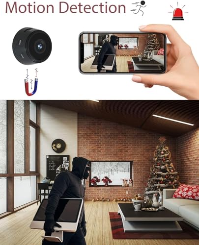 Mini Size spy WiFi Magnetic HD 1080P Wireless Security Camera with Motion Security (MAGNETICCAM) 9 51woCsUdtAL