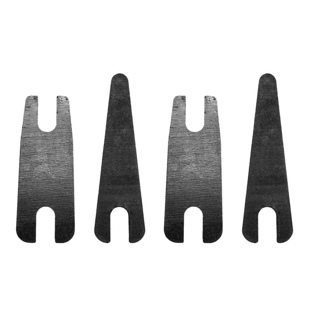ATORSE 4Pcs Iron Tattoo Machine Gun Supply Front Back Shader Liner Steel Springs Black-image-10