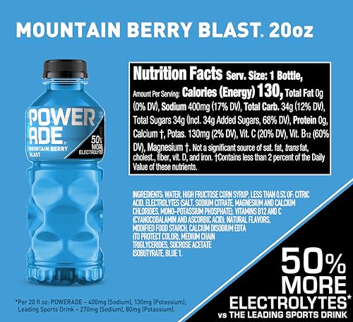 Powerade Sports Drink Mountain Berry Blast thumb #1