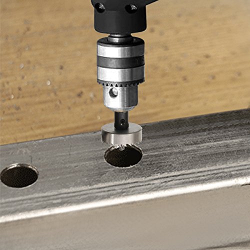 DRILLPRO 13Pcs Hole Saw Kit, HSS Drill Bit Hole Saw Bit Set for Metal, Stainless, 5/8"- 2 1/9" - Thumbnail 2