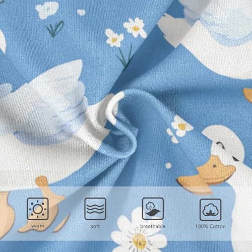 Wusikd Cute Duck Boys' Underwear Cotton Blue Boys Briefs Soft Toddler Underwear 2T3