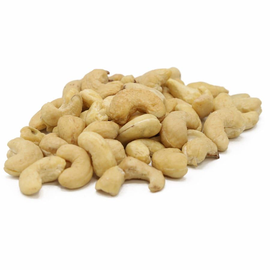 C.J. Dannemiller Whole Cashews, Bulk 10 LB Box, RAW, Medium Size 320, Perfect for Snacking, Cooking, Trail Mixes