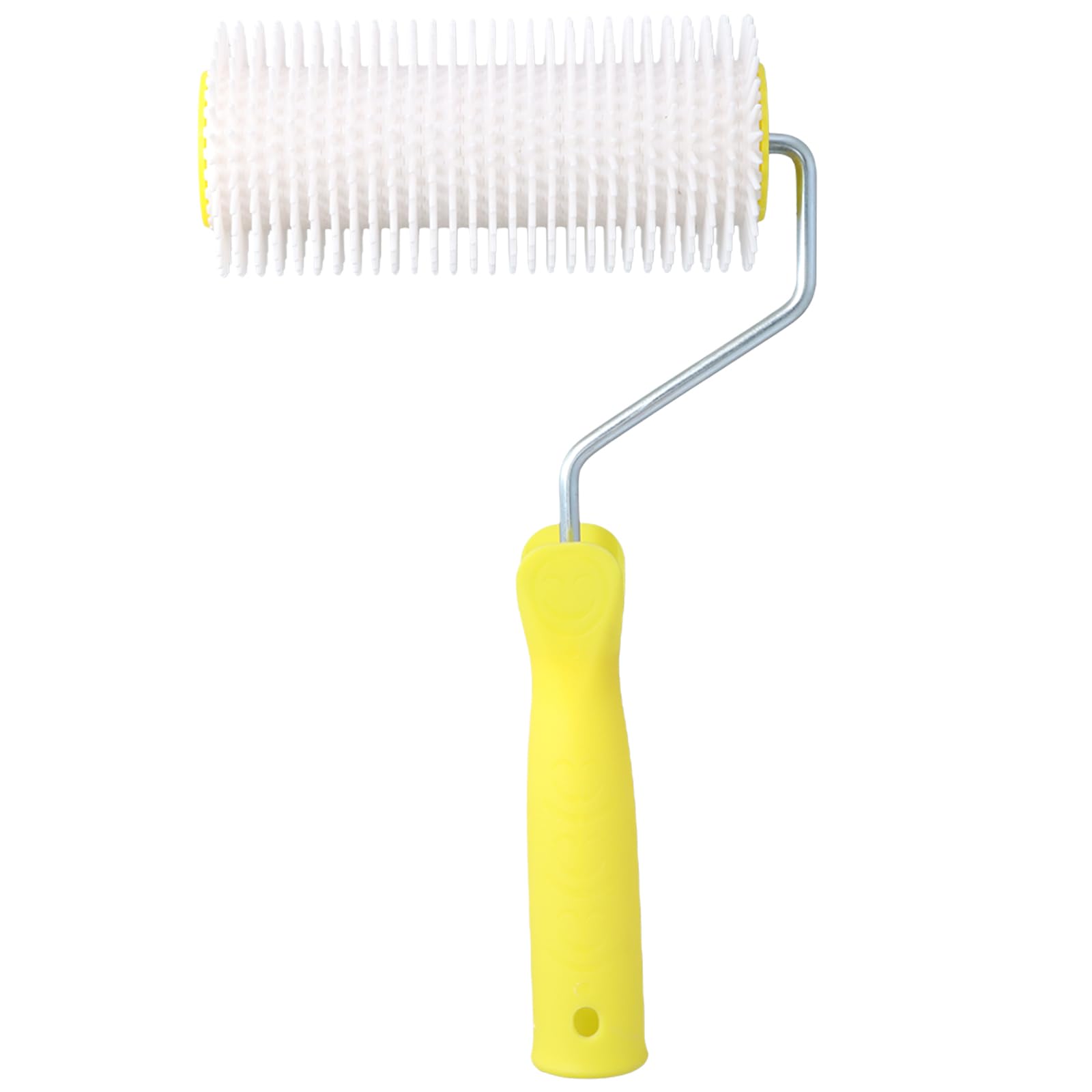 Cozlly 22 cm/15 cm Spiked Roller Brush for Self-Leveling (6-Inch), Gelb