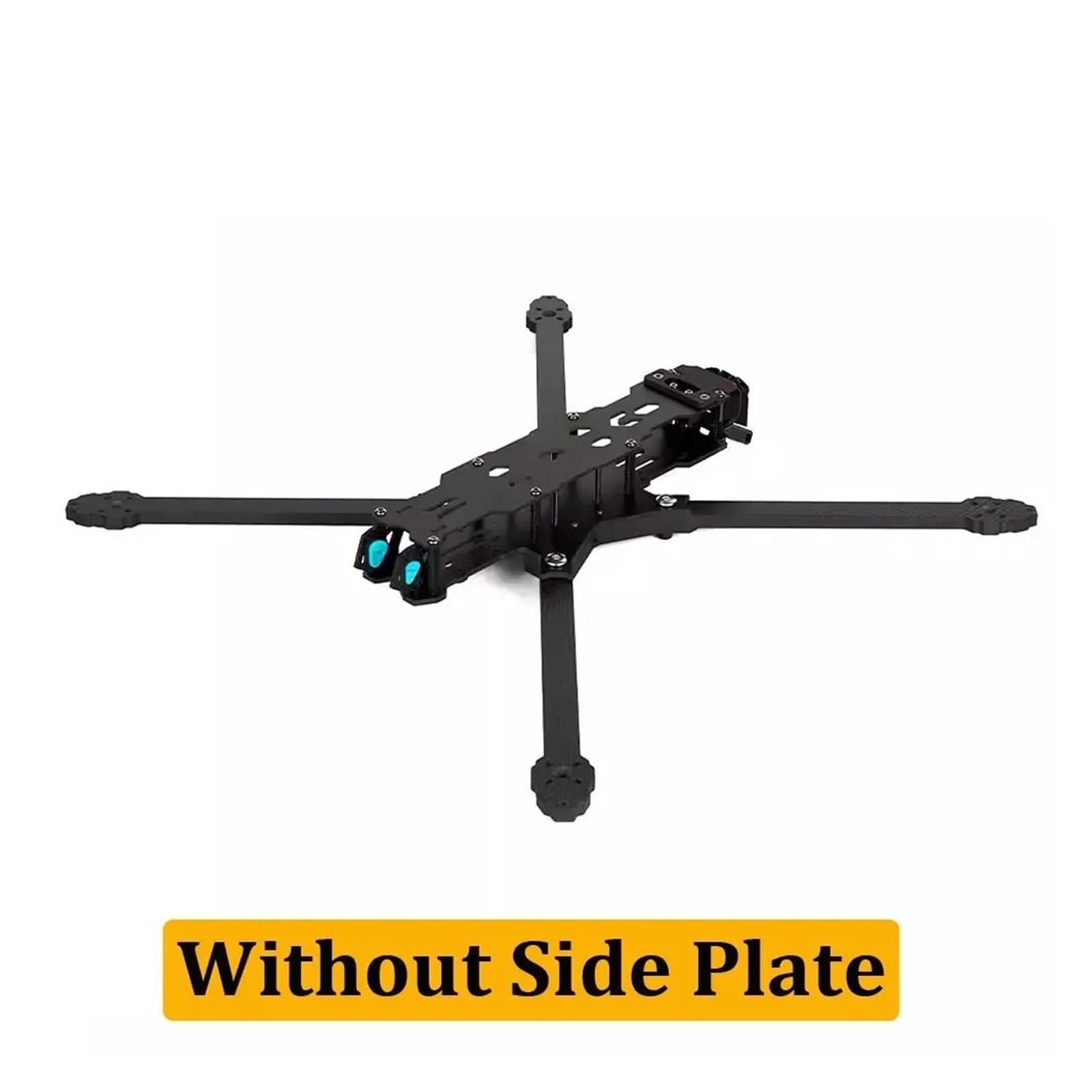 Kit de Marco de cuadricóptero Kit de marco Ture X for dron FPV Freestyle Lite de 10 pulgadas, distancia entre ejes de 402 mm, hélice de 10 pulgadas compatible con carbono T700(Without Side Plate)
