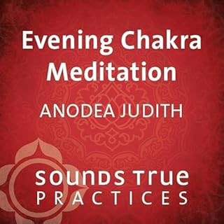 Diseño de la portada del título Evening Chakra Meditation
