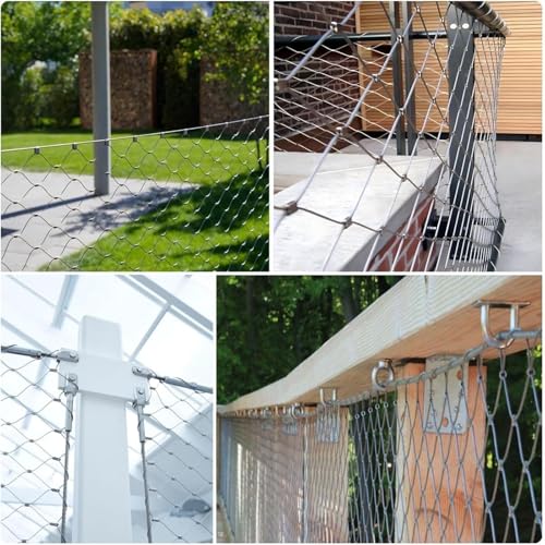 Filet de sécurité pour protection des balcons en hauteur contre les risques de chute - 3