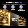R69 Max Android TV Box con 4GB RAM 64GB ROM, decodificación 8K 2.4/5.0Ghz WiFi6 | Android 14 OS, Quad-Core RK3528, BT5.0, HDR10, ranura para tarjeta TF 8