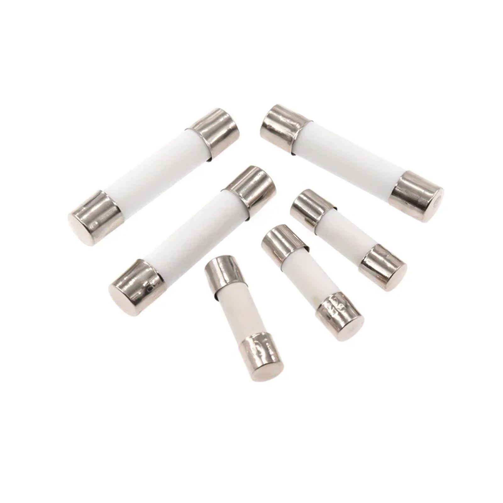 Bezpiecznik ceramiczny szybki, 10 szt./partia 5 x 20 mm 6 30 bezpieczniki rurkowe szybkie 250 V 0,1,2,3, 4 8 15 25 Bezpiecznik ceramiczny A (30 A, mm)(5x20mm,5A)
