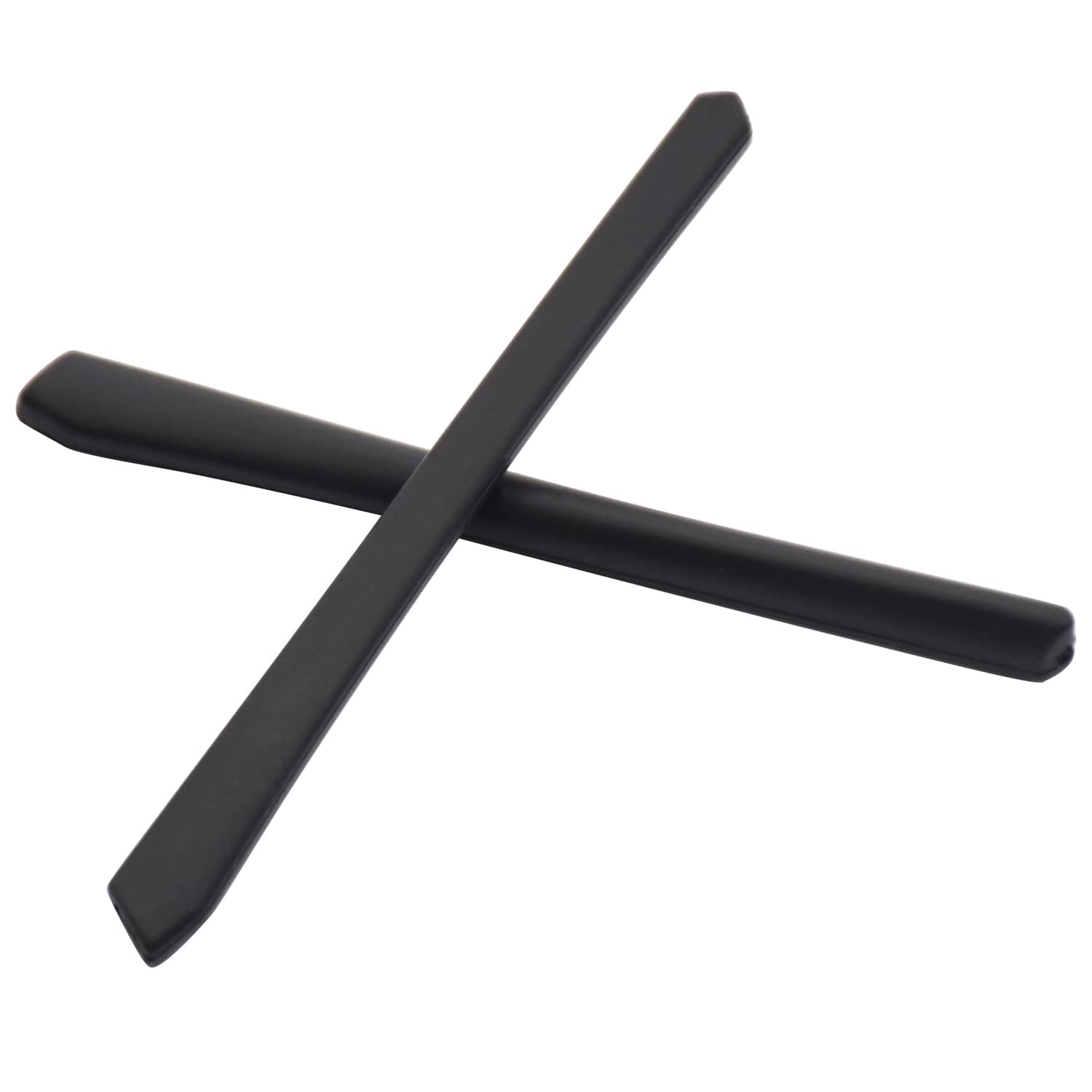 HKUCO Black Rubber Replacement For Oakley Crosslink Zero Sunglasses Frame