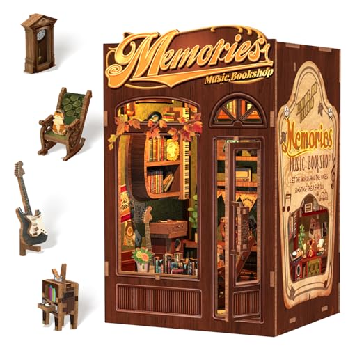 Kit de maison miniature librairie musicale en bois CUTEBEE DIY pour adulte