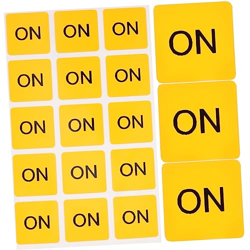 Interrupteur autocollants On/Off : étiquette sécurité et panneau avertissement PVC