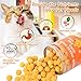 Freeze Dried Quail Egg Yolk Cat - 10.58oz Natural Pet Treats, Freeze Dried Cat & Dogs Treats, No Preservatives, Dried Quail Egg Yolk Snacks for Training