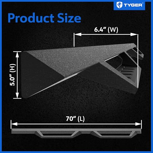 Tyger Auto LanderX estribos laterales para Jeep Wrangler JL 2018-2026 miniatura 5