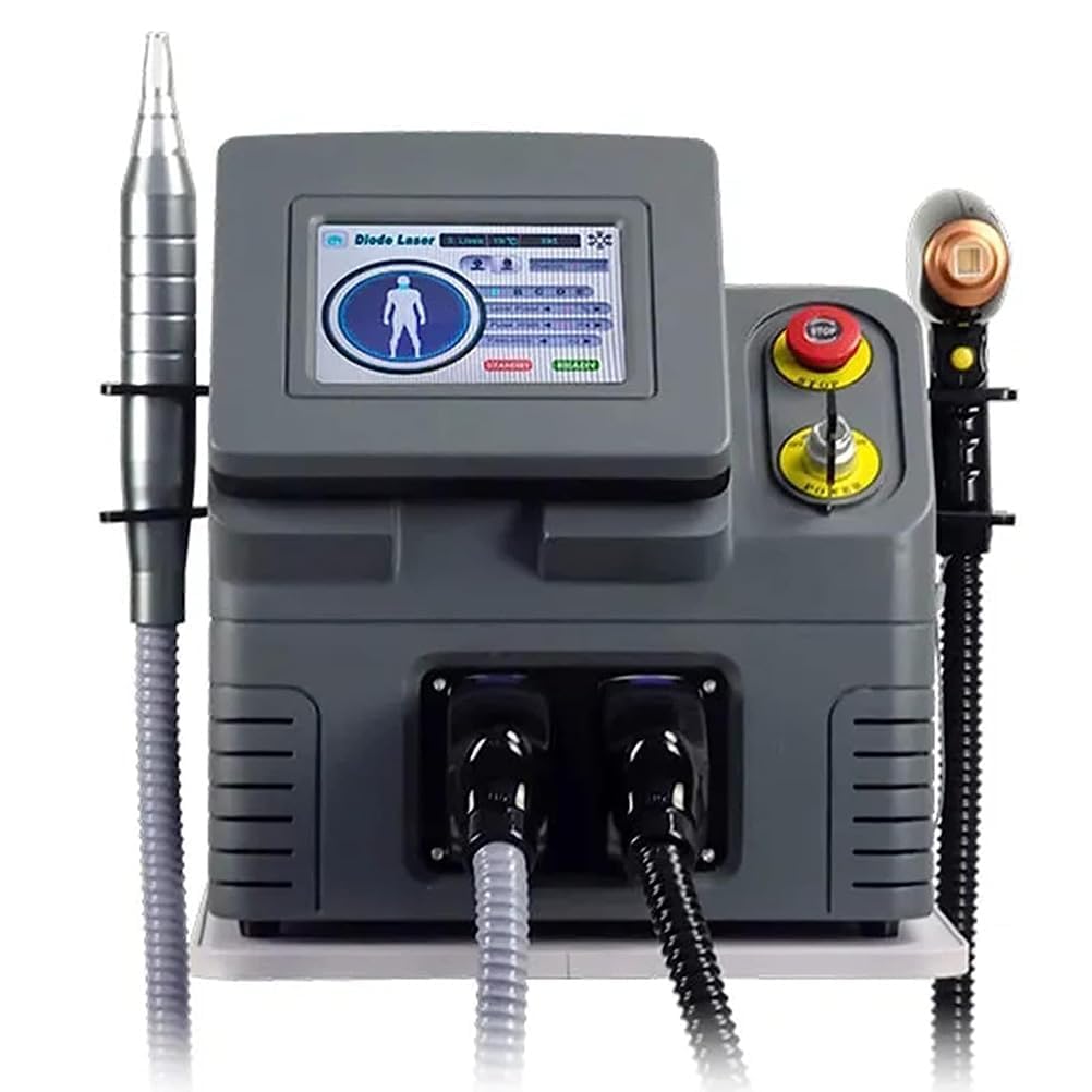 2 in 1 attrezzatura del salone di bellezza per depilazione laser a diodi 808nm, rimozione del tatuaggio picosecondo per ringiovanimento della pelle