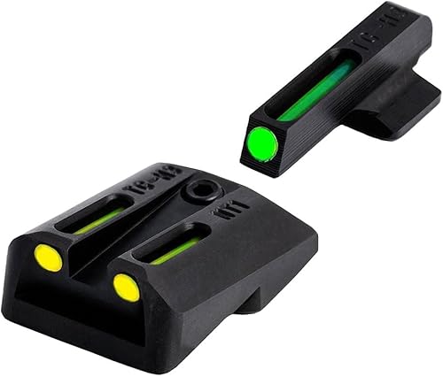 Miniatura 1 de TRUGLO TFO Tritio y mira de pistola de fibra óptica para pistolas 1911
