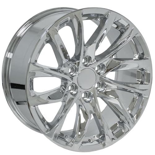 OE Wheels LLC SET-CA90-20090-6550-28C Chrome Wheel