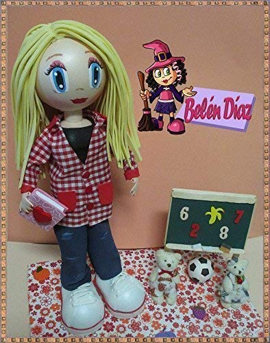 muñecas fofuchas profesoras