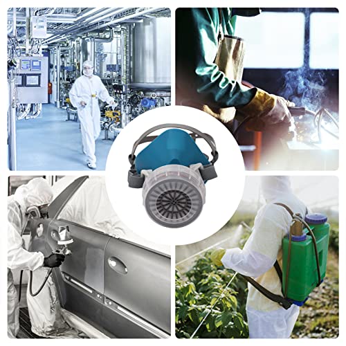 Mufern Respirador reutilizável Meia peça facial Máscara de gás Respiradores de íons de respiração pa