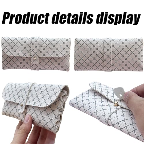 Image of Glasses storage bag Travel sunglasses myopia glasses storage bag Fashion leather storage bag