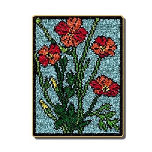 Kits de manualidades DIY clavel de 52*38 cm, el regalo de costura ideal para fundas de cojines